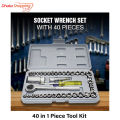 40 in 1 Piece Tool Kit and Screwdriver and Socket Set-Screwdriver Set-Screw & Nut Drivers-Nr mart.