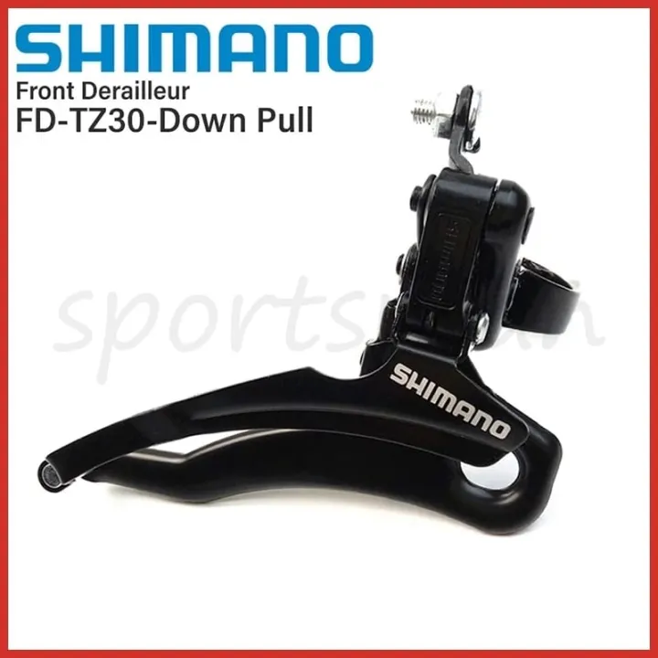 Shimano%20FD-TZ30%206/7%20Speed%20Bicycle%20Front%20Derailleur%20Bike%20Parts%2031.8mm%20Top/Down%20Pull%20Front%20Derailleur%20-%20Image%202