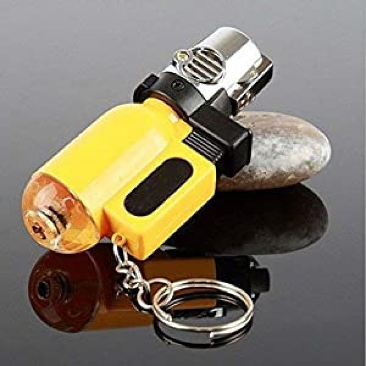 Jet Torch Lighter Refillable Four Flame Butane Gas Lighters , Windproof Lighter