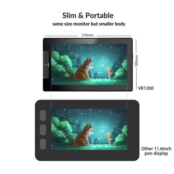 VEIKK%20VK1200%2011.6%20Inch%208192%20battery%20free%20interactive%20display%20Digital%20lcd%20Graphics%20Drawing%20pen%20tablet%20-%20Image%206