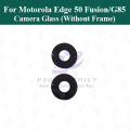 For Motorola Edge 50 Fusion/G85 Camera Main Glass Lens  Replacement Part. 