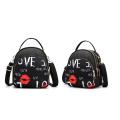 Yogodlns Trendy New Nylon Backpack For Women Multifunction Shoulder Crossbody Bag Printing Waterproof Rucksack Travel Lady Pack.