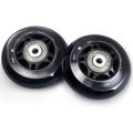 TWEXQNY 16 Pack Inline Skate Wheels, Indoor/Outdoor Roller Skate Wheels, Replacement Wheels with Bearing 64mm. 