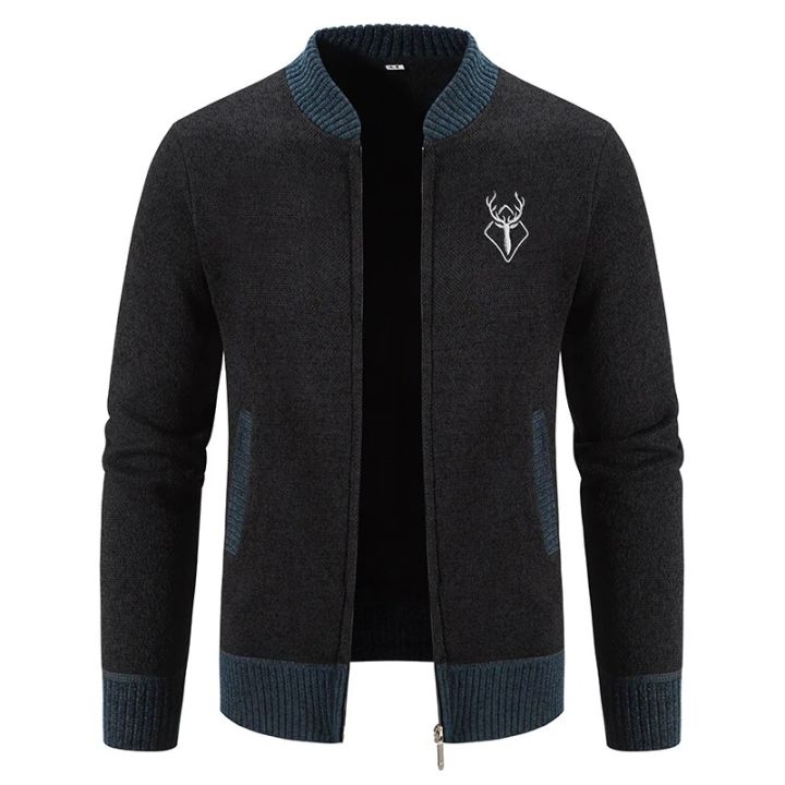 Men's%20Cardigan%20Sweaters%20Winter%20Casual%20Sweatercoats%20Jackets%20High%20Quality%20Men%20Thicker%20Warm%20Stand-up%20collar%20Fit%20Cardigans%20Coats%203XL%20-%20Image%207