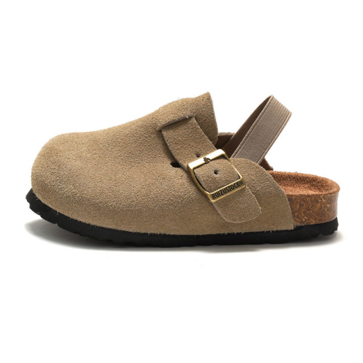 RUIZUSTOCK%20Ruizu%20Autumn/Winter%20Children's%20Cork%20Sandals,%20Genuine%20Leather,%20Boys'%20Beach%20Slippers,%20Headband,%20Girls'%20Matte%20Leather%20-%20Image%208