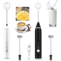 2 in 1 USB Rechargeable Mini Milk Frother with 3 Speeds -  Portable.. 