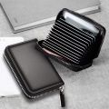 Muma #LY010 Genuine Leather Credit Card Holder FRID Card Wallet Business Card Holder for women's.