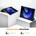 Suitable for Xiaomi Tablet 6pro Protective Cover Painted Tri-Fold Xiaomi Tablet 5pro Protective Cover Xiaomi 6 Protective Shell. 