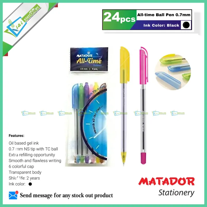 MATADOR%20All%20Time%20ball%20pen%20Black%20Ink%2024%20pcs%20-%20Image%202