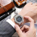 【NShisasN】2023 Originate Luxury Watch Business Waterproof Male Clock Luminous Date Stainless Steel Square Quartz Men Watch reloj hombre. 