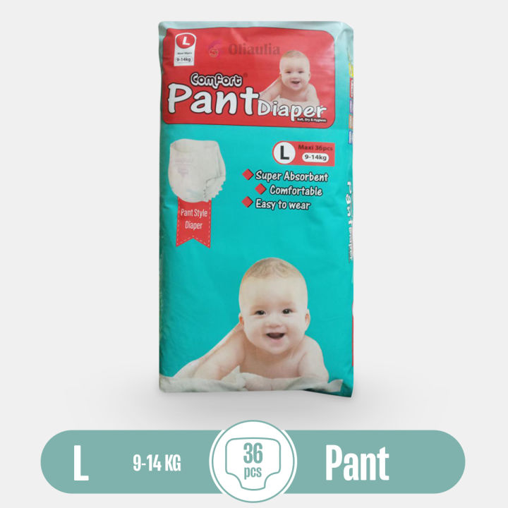 Comfort Baby Pant Diapers L(9-14kg) - 36 pcs