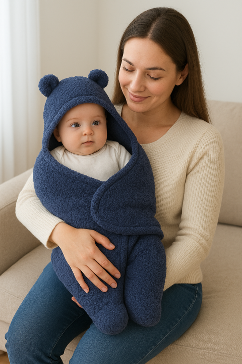 Baby%20Swaddle%20Blanket%20with%20Hood%20&%20Bear%20Ears%20%E2%80%93%20Soft%20Fleece%20Newborn%20Sleeping%20Bag,%20Warm%20Infant%20Wrap%20for%20Winter%20-%20Image%204