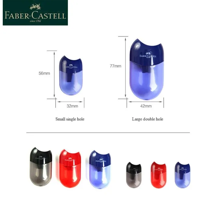 Faber%20Castell%20Cute%20Pencil%20Sharpener%20Kawaii%20Single/Double%20Hole%20Pencil%20Cutter%20Sacapuntas%20Stationery%20Kids%20School%20Supplies%20183502%20-%20Image%203