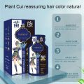 30ml Fashion Color Plant Bubble Hair Dye Coffee Chestnut Brown Hair Cream Cover White Hair Dye Special-shaped Bag Natural Tone. 