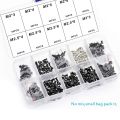 500Pcs M2 M2.5 M3 KM Screw Flat Head Phillips Screws Notebook Screws Kit For Computer Small Screw. 