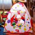 Baby Tent Play House for Kids With 50 pcs plastic balls.