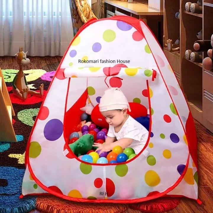 Baby%20Tent%20Play%20House%20for%20Kids%20With%2050%20pcs%20plastic%20balls%20-%20Image%206