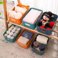 Japanese-style sundries storage box desktop plastic box cosmetic finishing box kitchen storage box snack storage basket. 