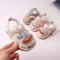Summer New Whistle Boys' Sandals 0-1-2 Year Old Cow Muscle Sole Children's Calling Female Baby Shoes 2703.