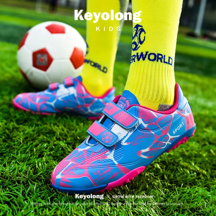 Children's%20Football%20Shoes%20Velcro%20Sneakers%20Leather%20Surface%20Broken%20Nails%20tf%20Spike%20AG%20Boys%20and%20Girls%20Qingshao%20Training%20Shoes%20Primary%20School%20Students%20-%20Image%203