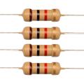50Pcs- 220K Ohm Resistor 5% 220K Ohm Carbon Film 220K Ohm Resistors 1/4W Resistance 0.25 Watt 5% Tolerance Fixed Resistors 2 Pin Leads. 