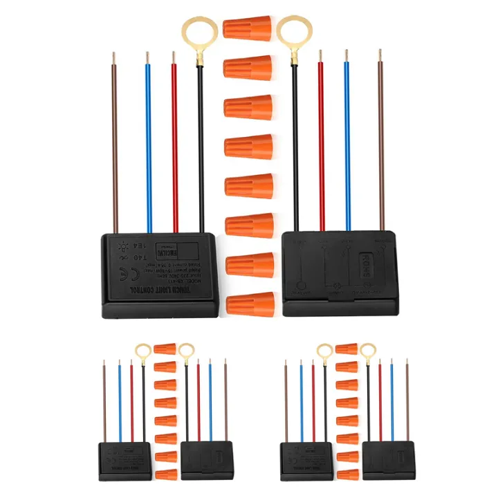 Touch Lamp Switch 6 Pack,Touch Lamp Control Module for Dimmable LED,Bulbs,Lamp Switch Replacement Kit with Wiring Caps