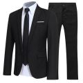 Men's British Style Elegant Blazers 2 Pieces Sets Business Shirt Pants Jacket Coat 3 Suits Formal Dress Wedding Luxury Suit.