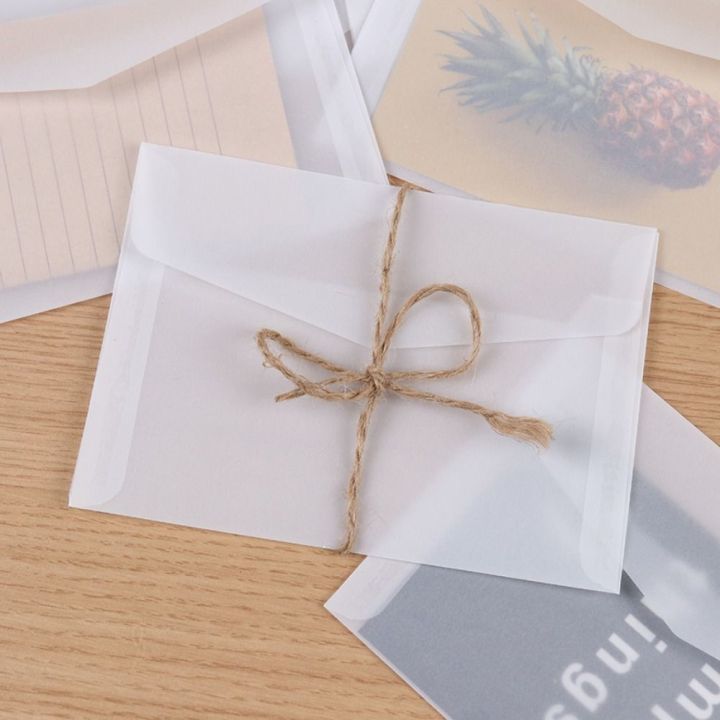 10Pcs%20Semi-Transparent%20Sulfuric%20Acid%20Paper%20Envelopes%20Vintage%20Letter%20Blank%20Envelope%20Wedding%20Invitation%20Gift%20Packing%20Greeting%20Card%20-%20Image%205