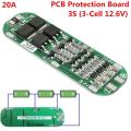 Green 3S 20A BMS Battery Protection Board 3S 20A 12.6V 18650 AA AAA Lipo Li-ion Lithium Battery BMS Chargers Protection Module Electronics Battery Management System 3S BMS 20A BMS - solar battery. 