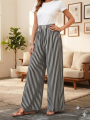 Cotton Viscose Loose Fit Flared Wide Palazzo Plazo Pants for Women.