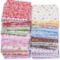 7-50pcs Assorted Floral Printed Cotton Cloth Sewing Quilting Fabric for Patchwork Needlework DIY Handmade Material Square.