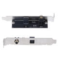 SPDIF optical and RCA out plate cable bracket for asus msi gigabyte motherboard. 