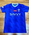 Al Hilal Jersey Blue Home Kit Season 23/24 Short Sleeves.