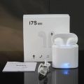 I7S Double Dual Mini Wireless 4.1 Bluetooth Earphone With Power Case - White.