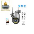 3MP+3MP Dual-Lens Speed Wifi Camera Outdoor Two Way Audio Home Security IP Camera Video Pan Tilt Dome Camera V380 PRO.