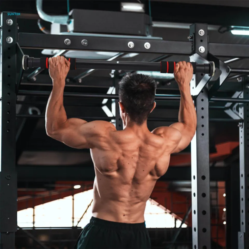 Pull up Bar Adjustable Fitness Chin up Bar Non Slip No Screws Wall