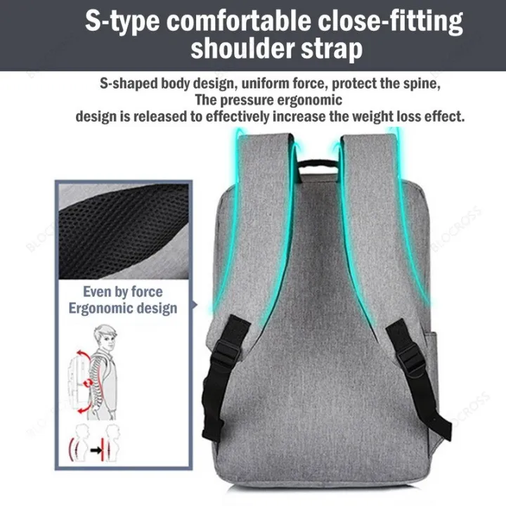 Laptop%20Backpack%20for%20MacBook%20Pro%2014%20inch%202021%20M1%20Pro/M1%20Max%20A2442%20Air/Pro%2013-13.3inch%20Women%20Men%20Travel%20Daypacks%20With%20USB%20Charging%20-%20Image%204