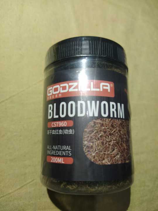 Godzilla%20Dried%20Red%20Blood%20Worms%20Guppy%20Goldfish%20Tropical%20Small%20Fish%20200ml%20/%20Godzilla%20BLOODWORM%20(LARVA)%20-%20Image%202