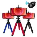 Mobile Cell Phone Holder Flexible Octopus Tripod Stand Sponge Lazy Deformation Remote Controller Bluetooth Photo Accessories. 