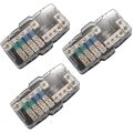 3X Multi-Functional LED Car Audio Stereo ANL Fuse Holder Distribution 0/4Ga 4 Way Fuses Box Block 30A 60A 80Amp. 