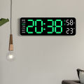 GC Digital Clock LED Electronic Alarm Clock, Date, Time, Week, Temperature, And Humidity Display, Modern Desk And Wall Clock, For Bedroom, Living Room And Office. 