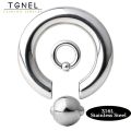316 Stainless Steel Body Piercing Nose Ring Stud Earrings Spring Action Captive Bead Ring CBR 2G 4G 6G 8G 0G 00G Body Jewelry.