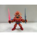 3" He-Man and the Masters of the Universe Brown Beast Man W/Accessories Action Figure. 