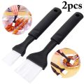 Oil Brush 2pcs Set - Black. 