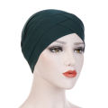 Women Hijab Turban Hat Cap Bandana Cross Headwrap Headband Headscarf. 