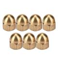 Brass Acorn Nut Kit Dome Head Cap Hex Nuts Set Vehicle Fasteners M3-M12. 