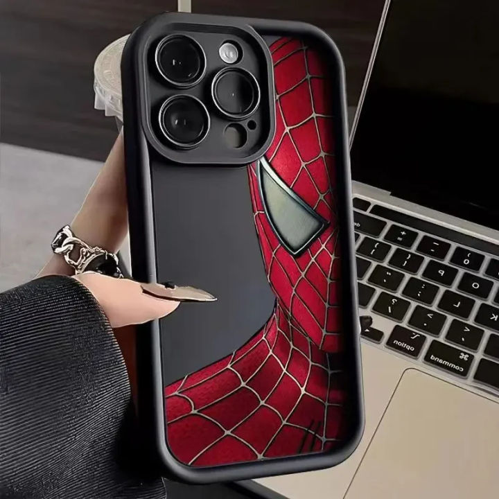 Cool%20Spider%20Man%20Plain%20Multistep%20TPU%20Soft%20Silicone%20Phone%20Case%20For%20iPhone%2011%2012%2013%2014%2015%20Pro%20Max%20X%20XS%20Max%20XR%208%207%20Plus%20SE2020%20Cover%20-%20Image%205