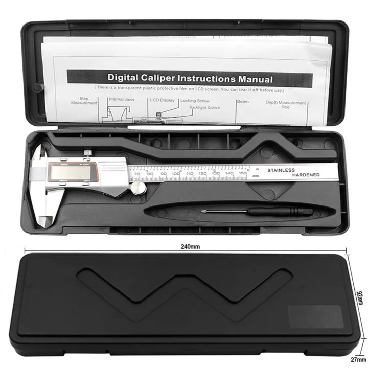 GC%20Digital%20Caliper,%200-6"%20Vernier%20Caliper%20With%20LCD%20Screen,%20High%20Accuracy%20Stainless%20Steel%20Metal%20Shell%20Electronic%20Micrometer%20Caliper%20Measuring%20Tools%20(0-150mm)%20-%20Image%205