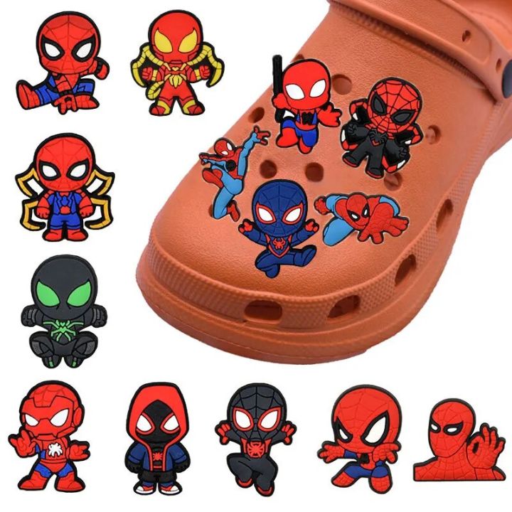 1Pcs%20Marvel%20SpiderMan%20DIY%20PVC%20Shoe%20Croc%20Buckle%20Accessories%20Cartoon%20Animals%20Shoes%20Decoration%20for%20Kids%20Croc%20Charms%20Kids%20Party%20Gift%20-%20Image%202