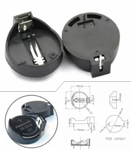 5Pcs%20CMOS%20CR2032%20PCB%20Mount%20Battery%20Holder%20Button%20Coin%20Cell%20Batteries%20Case%20Box%20For%20Motherboard%20RTC%20CR%202032%20-%20Image%208